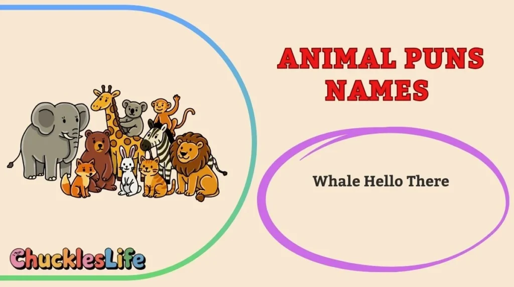 Animal Puns Names 