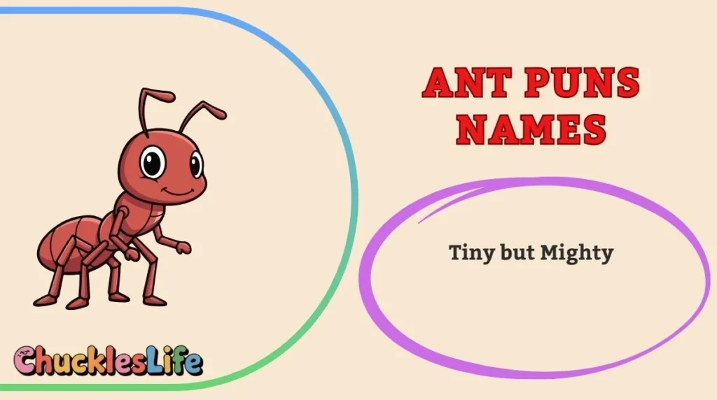 Ant Puns Names