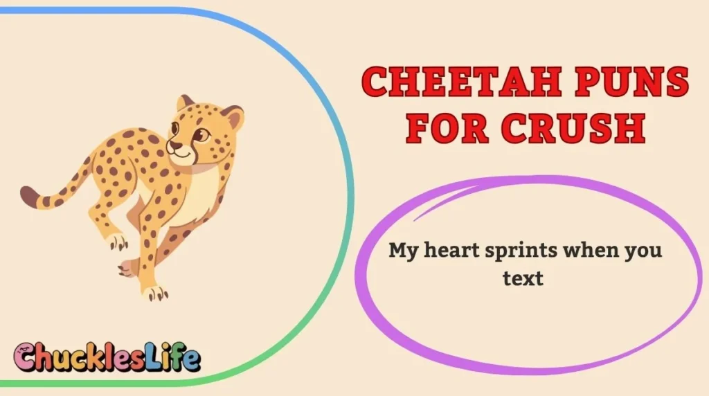 Cheetah Puns for Crush