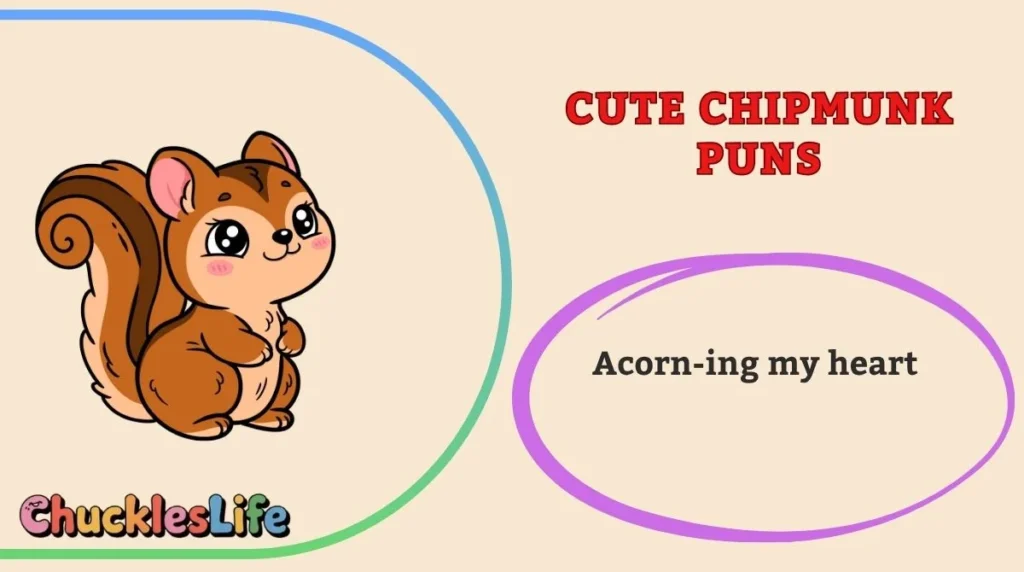 Cute Chipmunk Puns