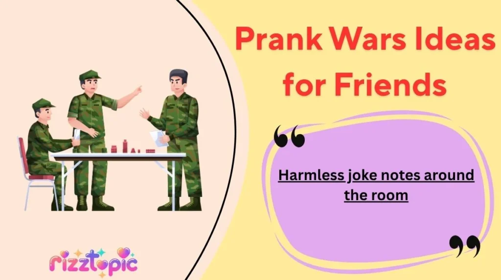 Prank Wars Ideas for Friends