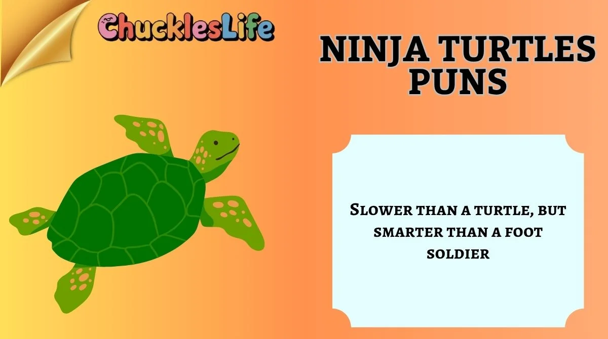 Ninja Turtles Puns