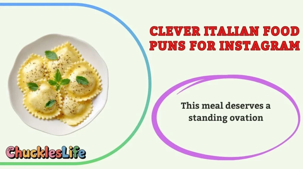Clever Italian Food Puns for Instagram