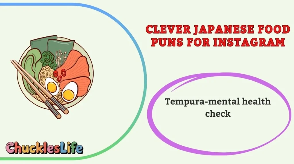 Clever Japanese Food Puns for Instagram