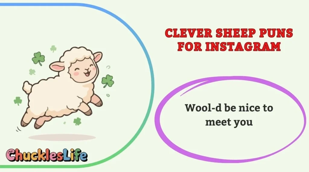 Clever Sheep Puns for Instagram
