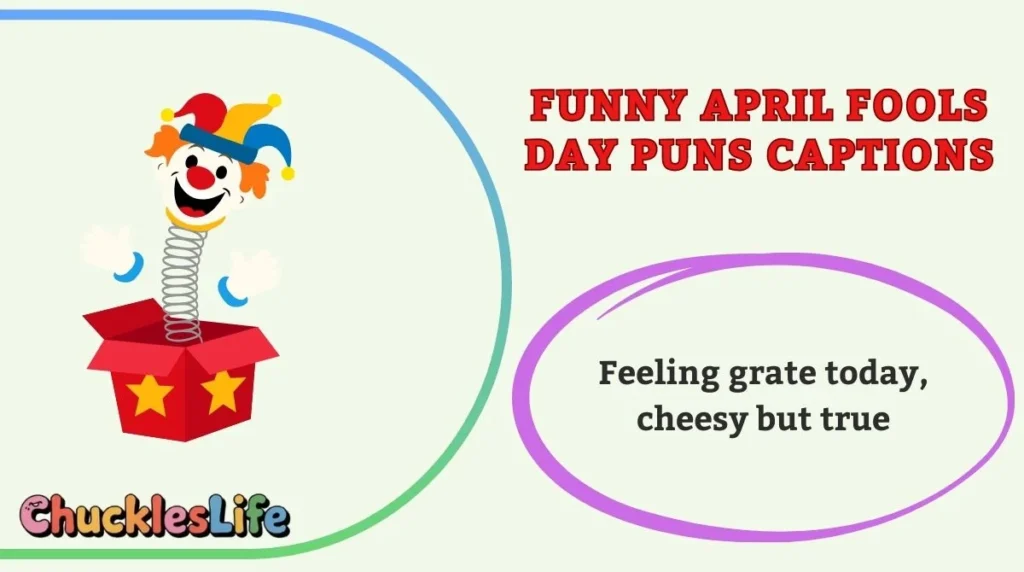 Funny April Fools Day Puns Captions