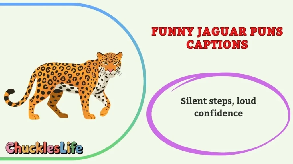 Funny Jaguar Puns Captions
