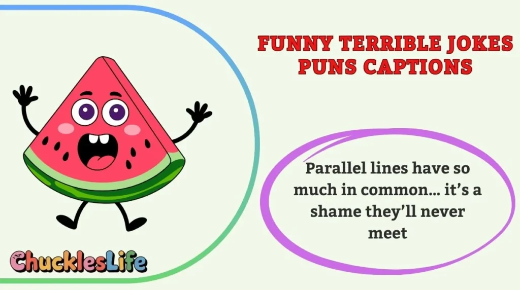 Funny Terrible Jokes Puns Captions