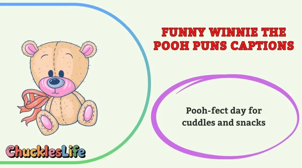 Funny Winnie the Pooh Puns Captions