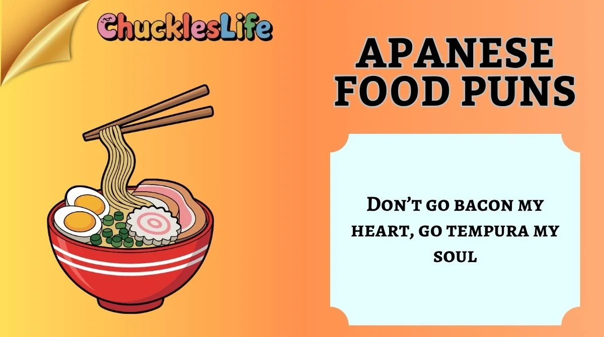 apanese Food Puns