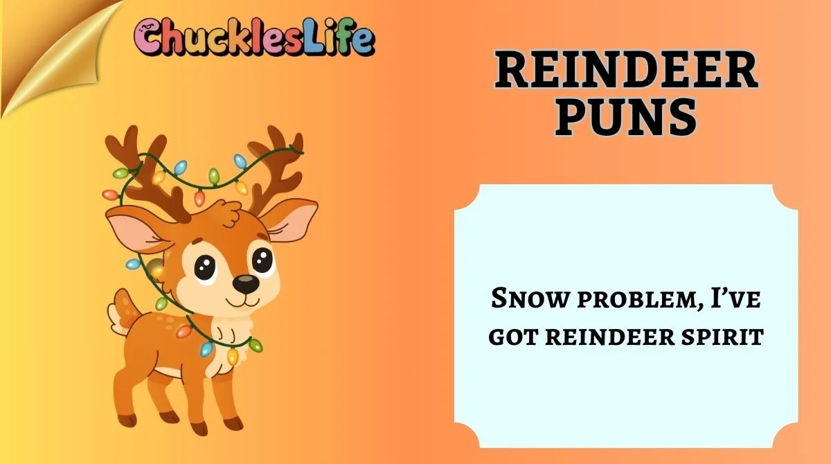 Reindeer Puns