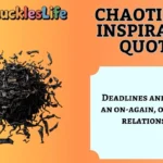Chaotic Life Inspiration Quotes