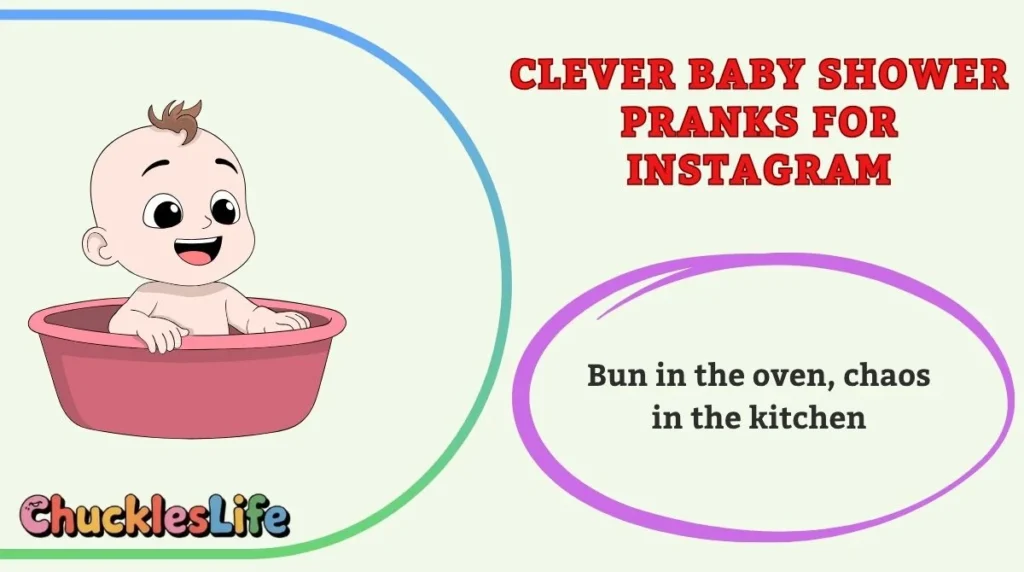 Clever Baby Shower Pranks for Instagram