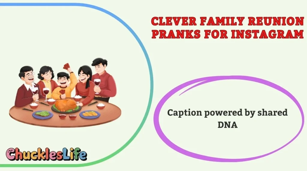 Clever Family Reunion Pranks for Instagram
