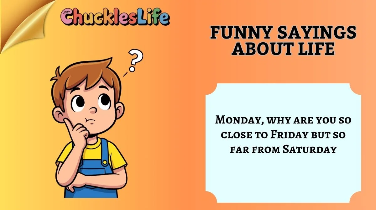 Funny Sayings About Life