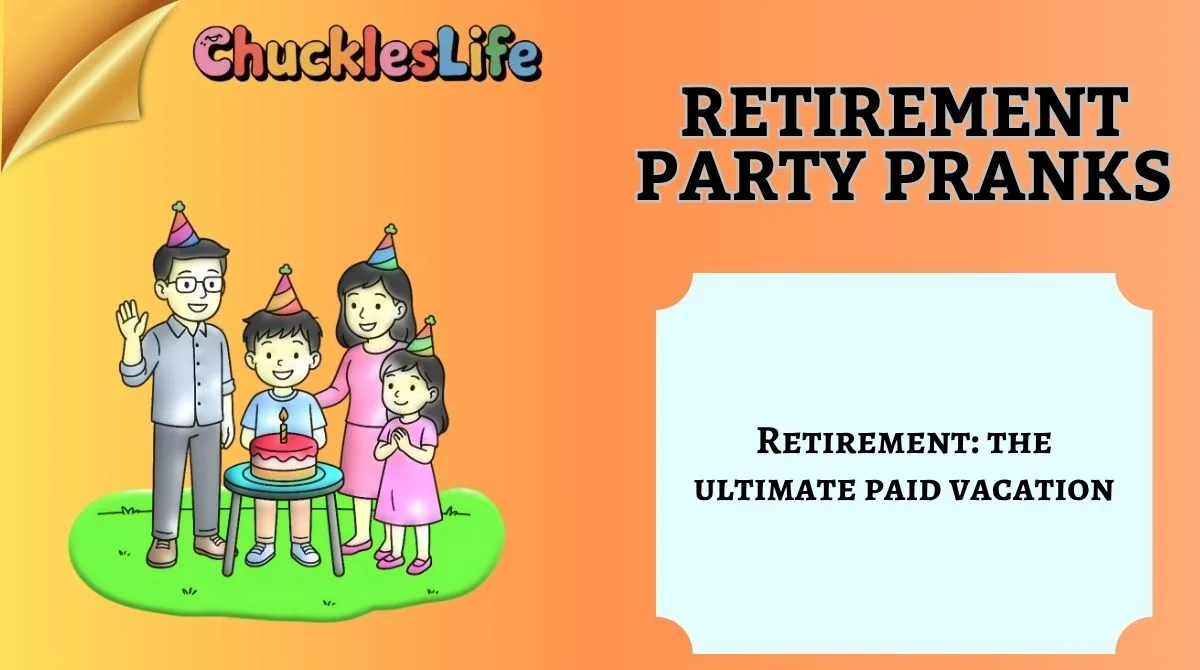 Retirement Party Pranks