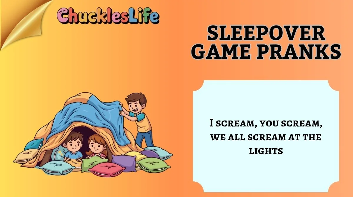 Sleepover Game Pranks