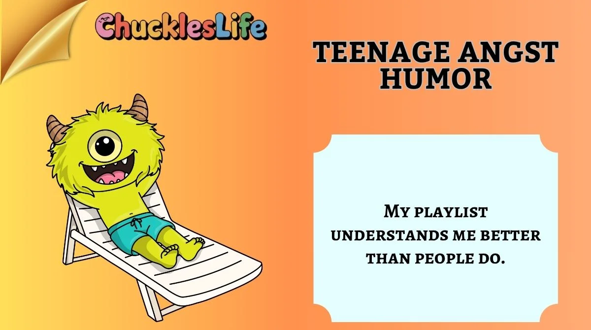 Teenage Angst Humor