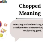 Chopped Meaning