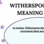 Witherspoon Meaning