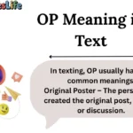 OP Meaning in Text