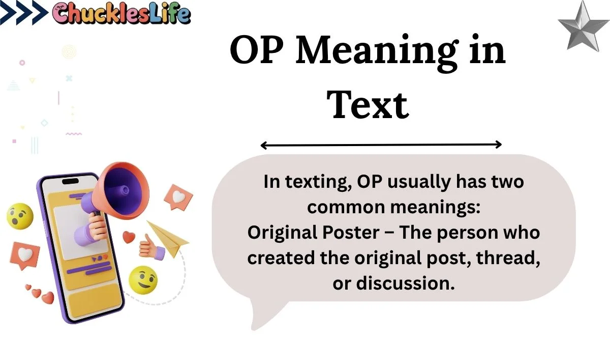 OP Meaning in Text